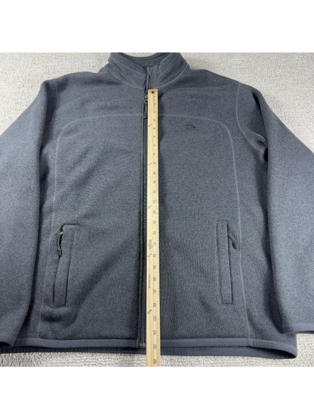 Vintage Nike ACG Full Zip Fleece Over Sized Jacket Gray Women’s Size XL - Picture 4 of 7